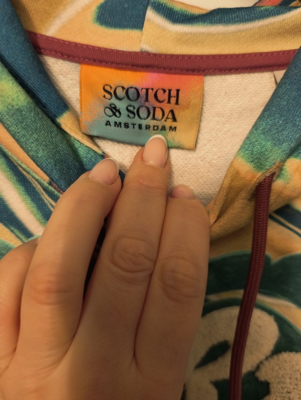 Scotch & Soda Born To Love Hoodie Sz L - Picture 7 of 11